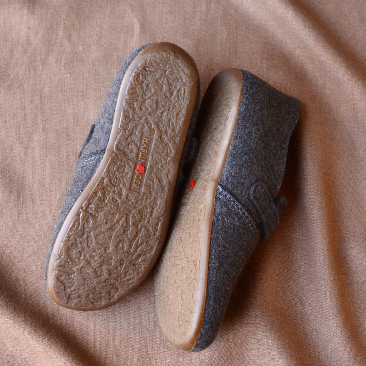 Wool Felt House Shoes - Everest Focus - Anthracite (Adults 36-42) *Pre-order